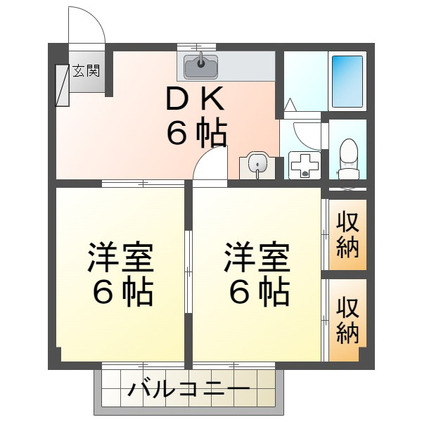 エナール北の間取り