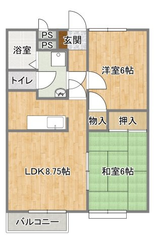 コスモ２１の間取り