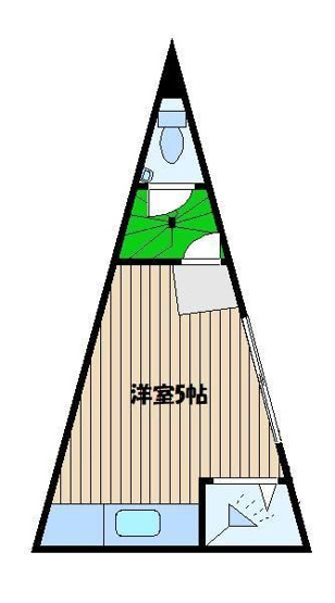 【間取り】 | 練馬三角ビル