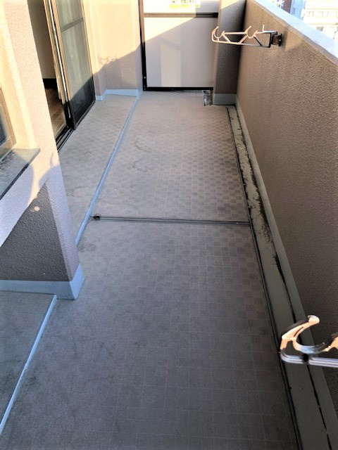 藤和喜志ハイタウンのバルコニー