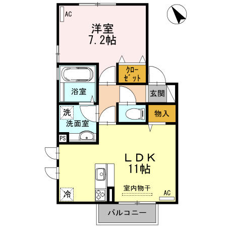 セジュールリアン【キャッシュバック対象】の間取り