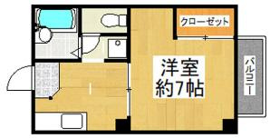 コスモハイツらんの間取り