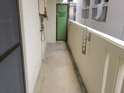 【バルコニー】 | メゾンうちま | ※別部屋の写真です、現状優先になります。