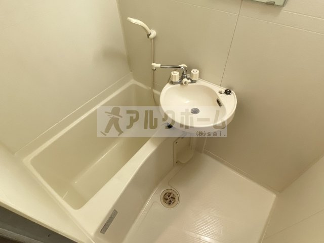 キャッスルエビスの浴室