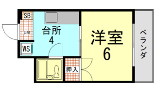【間取り】 | ハイツ北野