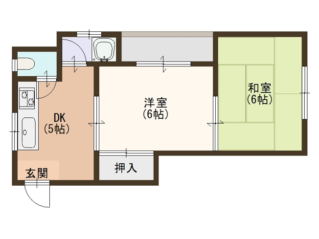 【間取り】 | 冨士ハイツ