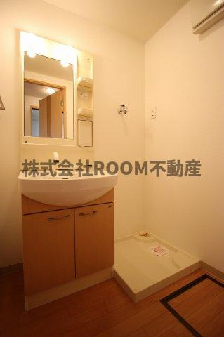 サンタプレイスの洗面所|スペースが確保できる洗面所です