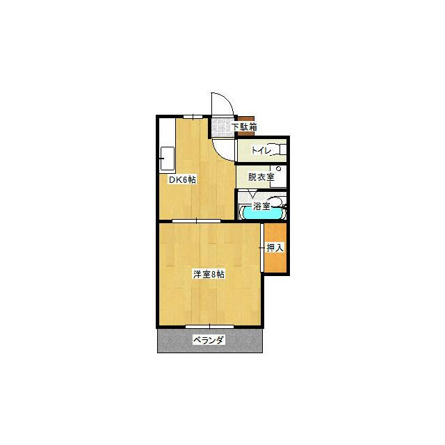 シャトレ新町の間取り