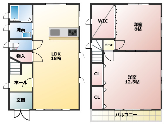 【間取り】 | 高知市西久万住宅