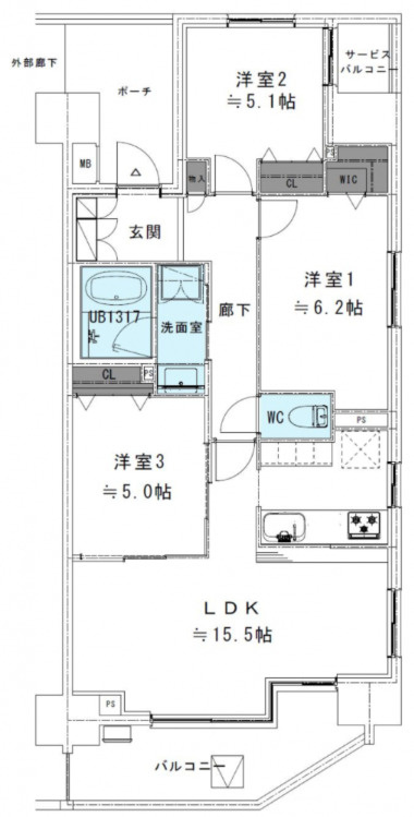 【間取り】 | イニシア相模原矢部