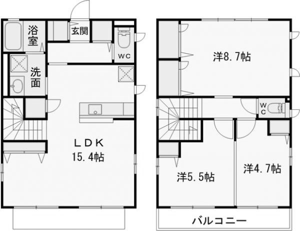 【間取り】 | 江田町貸住宅 | 江田町貸住宅