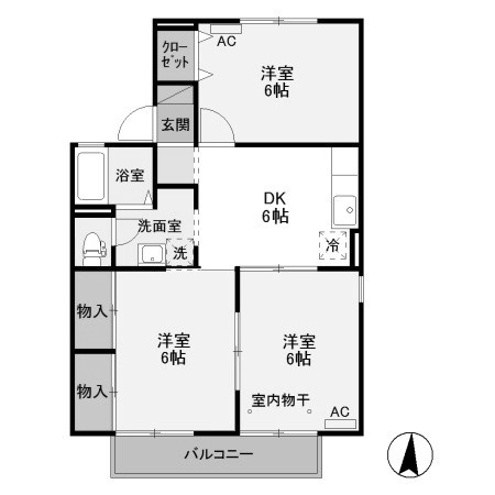 【間取り】 | ラ・リュッシュ A | ラ・リュッシュ　Ａ