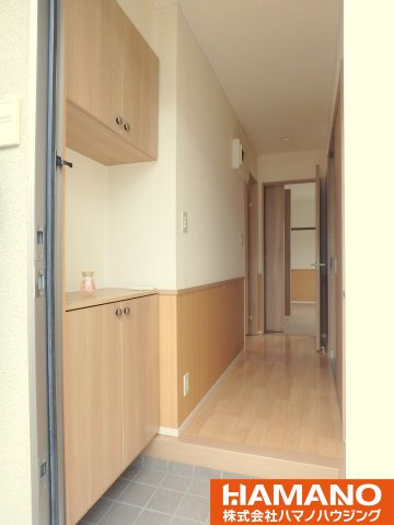 ウィステリアの玄関|シンプルで使いやすい玄関です