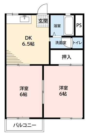 【間取り】 | フォーブル真伝Ａ棟