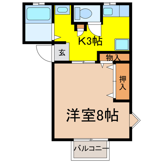 【間取り】 | サンマリーノパートⅡ