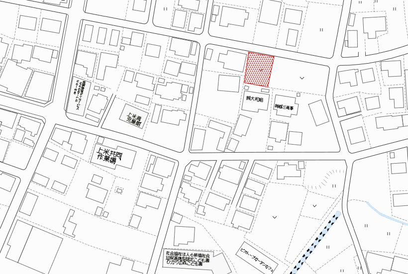 北諸県郡三股町大字樺山の売地の土地図