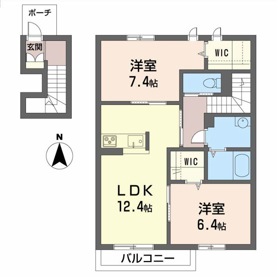 【間取り】 | シャーメゾン浜の宮