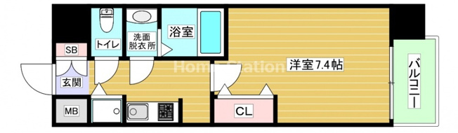【間取り】 | ルミエール野田阪神本館