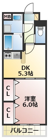 センチュリー神水の間取り