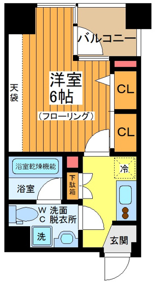【間取り】 | ブライズ三軒茶屋