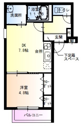 【間取り】 | フジパレス堺白鷺Ⅱ番館