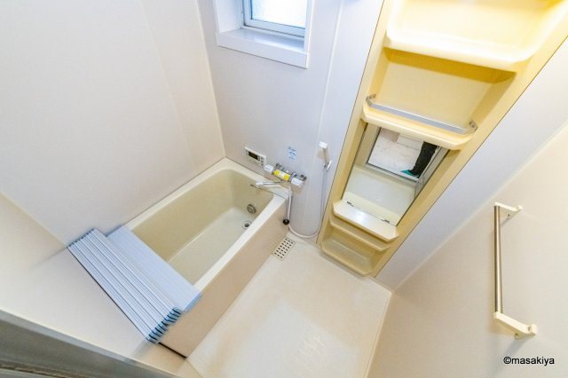 セジュール・喜の浴室|お風呂　追い焚き付きです。