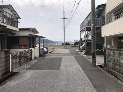 【前面道路含む現地写真】 | 売地　高知市高須東町　＠19.6