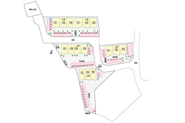 タルガＡの区画図