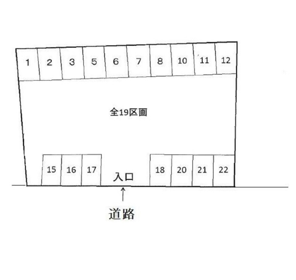 【区画図】 | 東大池駐車場