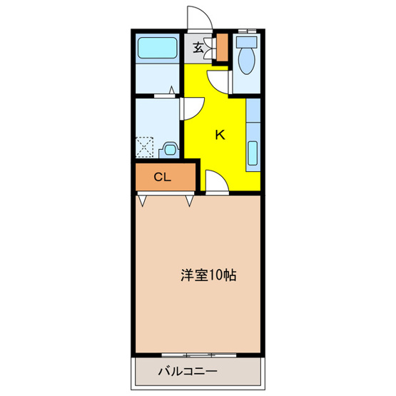【間取り】 | グリーンコーポFTⅠ