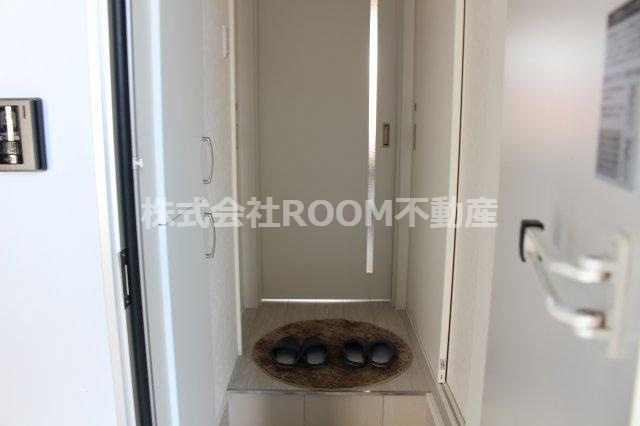 La　villeの玄関|明るい玄関です