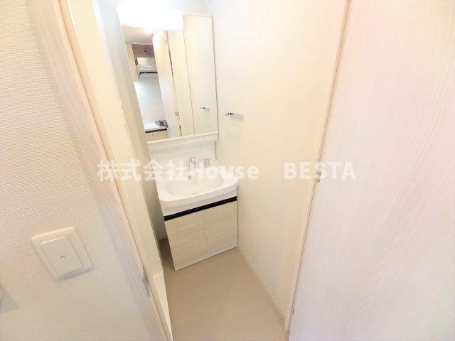 レジュールアッシュ神戸ハーバーランドの洗面所