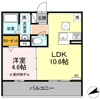 【間取り】 | ＶｉａフォレスタⅠ