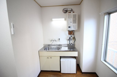 【キッチン】 | プレアール昭和町２ | ガスコンロ設置可能