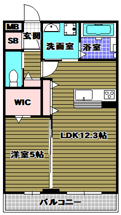 ラヴィベールメゾンの間取り
