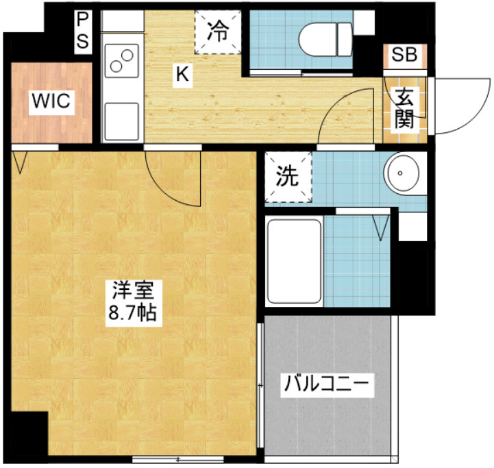 メイクス上前津Ⅱ｜名古屋市の賃貸ならMy賃貸の間取り|メイクス上前津Ⅱ