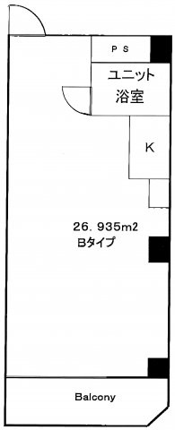 渋谷区宇田川町の店舗事務所の間取り