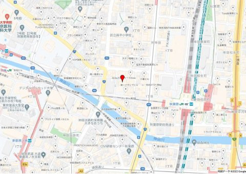 第３電波ビルの地図