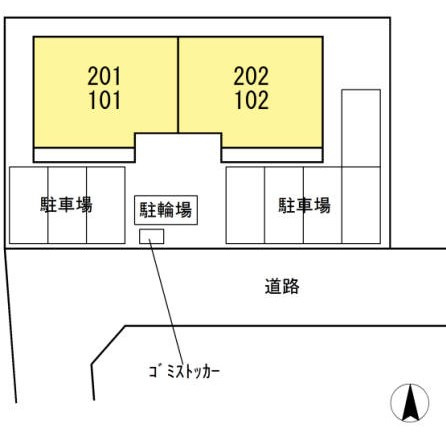 フィオレの区画図
