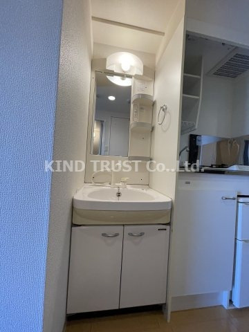 ラナップスクエア東天満の洗面所|使いやすい洗面所です