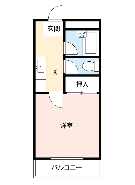 ハイツサンクリスタル　　刈谷市の賃貸ならクラスホーム刈谷店の間取り