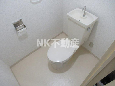 【トイレ】 | 日下グランドハイツ（石切賃貸） | トイレもきれいです