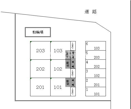 エレガンツァ酒井の駐車場|駐車場