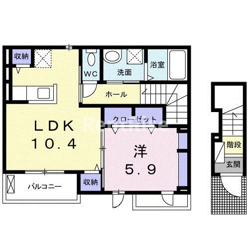 ノーベルメゾン　セドレの間取り|間取図
