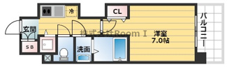 【間取り】 | プレサンス谷町キャトル