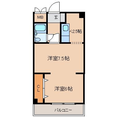 【間取り】 | コープ野村A棟