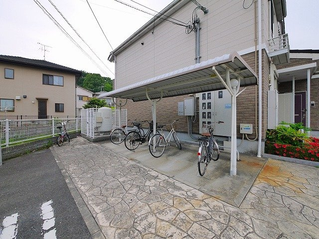 アビタシオンⅡのその他共用部分|駐輪場です