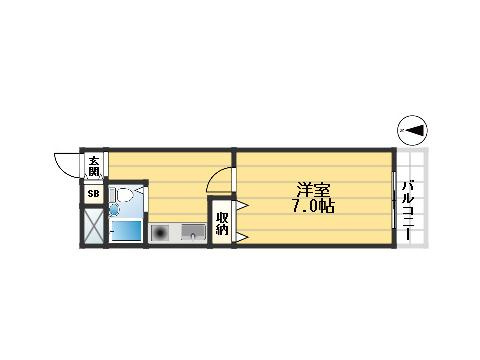 ビスタ泉町【弊社専任物件】の間取り