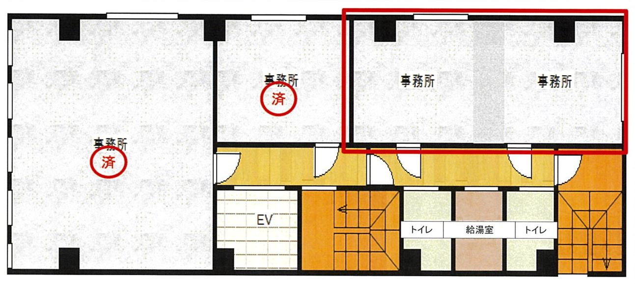 フクダ不動産堺筋本町ビルの間取り