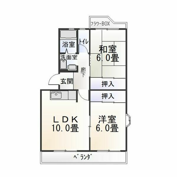 パープルシャトーA棟　　刈谷市近郊の賃貸ならクラスホーム刈谷の間取り